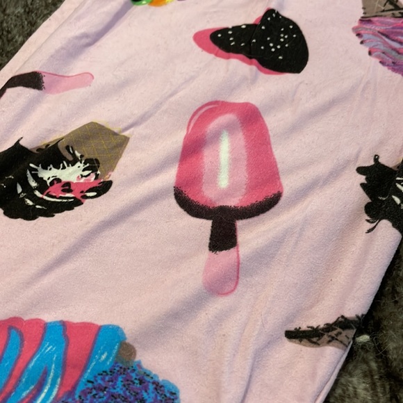 Ice Cream Pattern Leggings XL - Picture 2 of 3